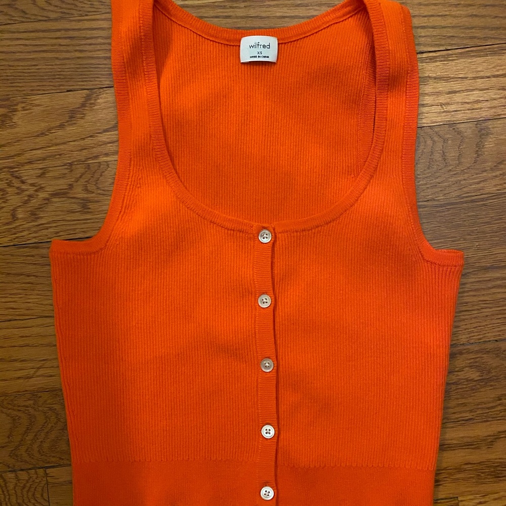 Wilfred Aritzia Sweater Button Tank XS